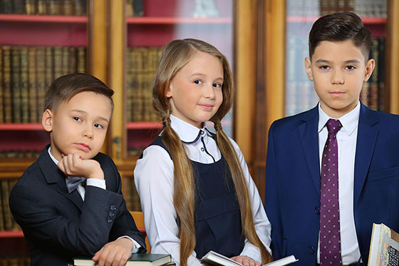 Anastasia Kushkova: school uniforms can be and should be elegant!