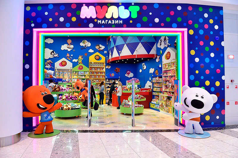 Shop of Russian cartoon character toys opens at Moscow Central Kids Store