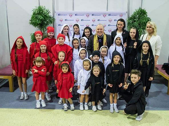 Sports festival at the Childrens Catwalk of the exhibition